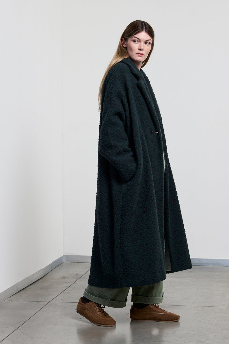 Cappotto lungo il lana bouclè Neirami