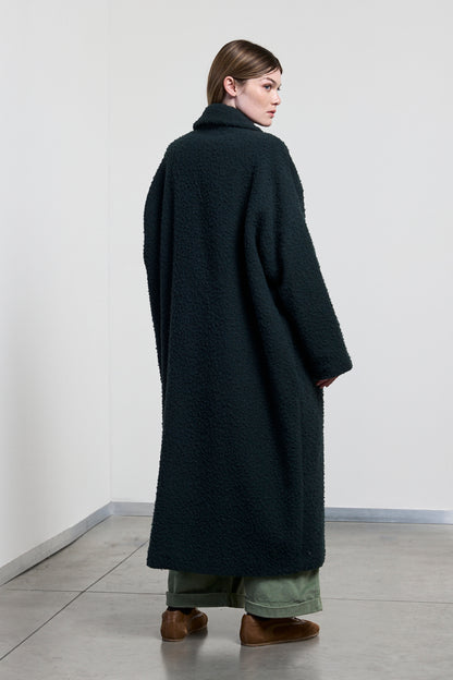 Cappotto lungo il lana bouclè Neirami