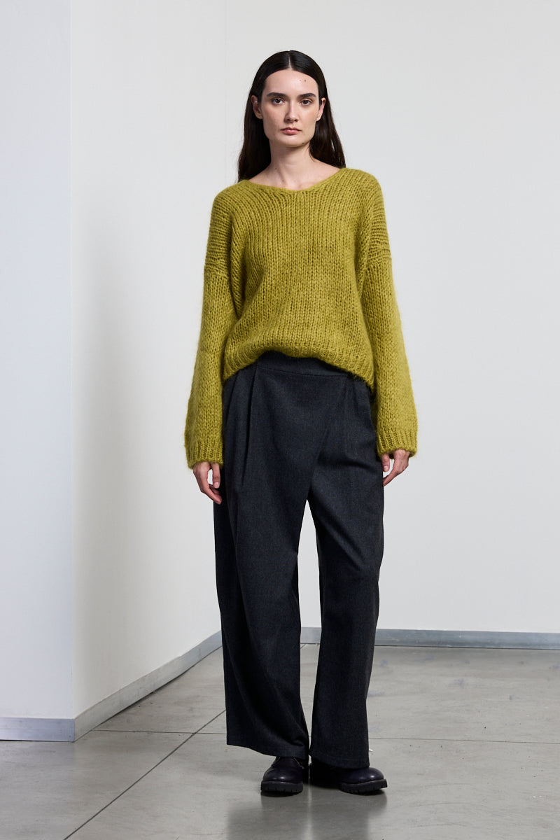 Maglia ampia scollo a V Neirami