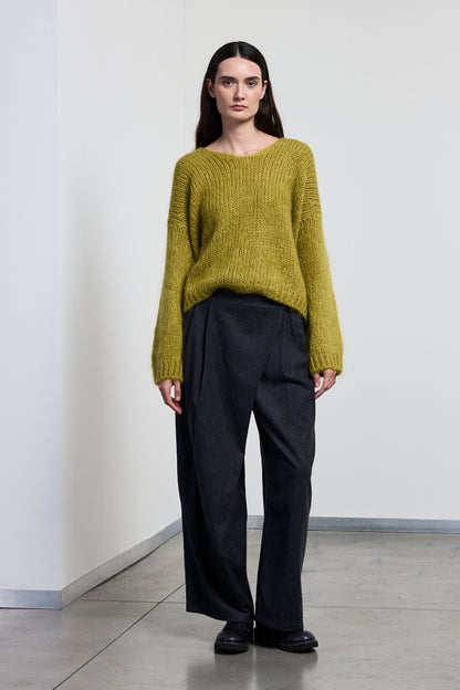 Maglia ampia scollo a V Neirami