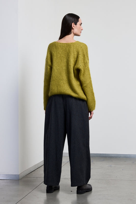 Maglia ampia scollo a V Neirami