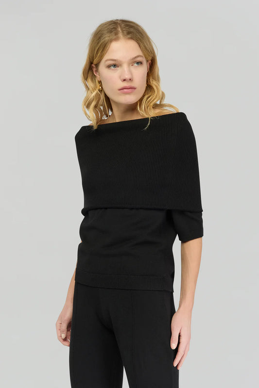 Maglia scollo a barca CONCETTA Semicouture