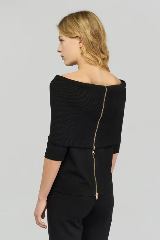 Maglia scollo a barca CONCETTA Semicouture