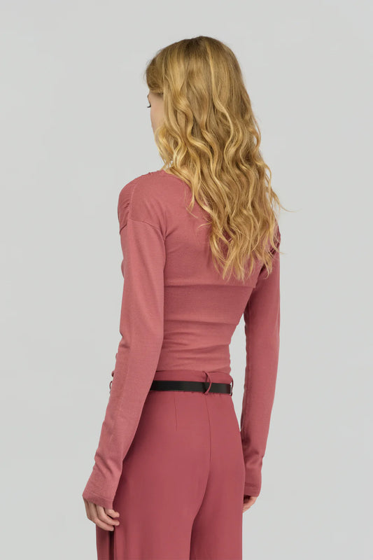 Maglia a incrocio HONORATA Semicouture