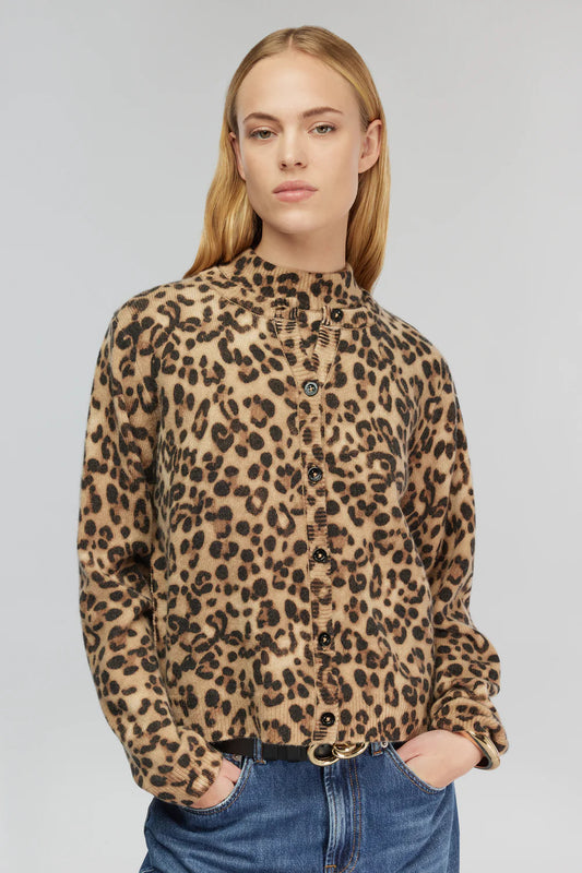Cardigan maculato IRMINE Semicouture