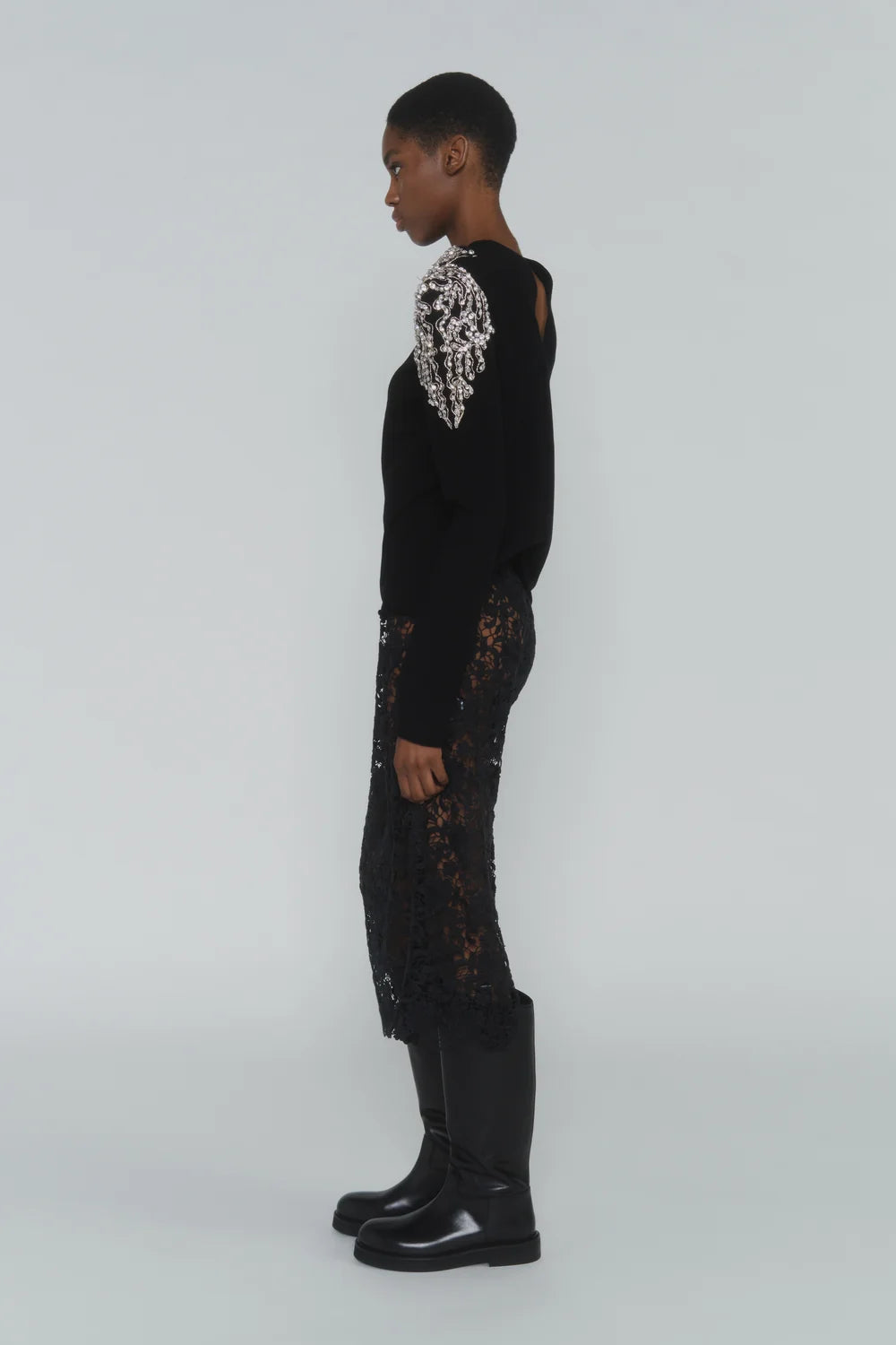 Maglia con spalle ricamate Circus Hotel
