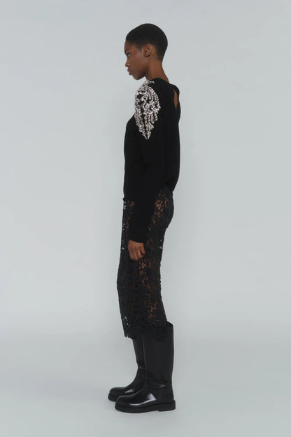 Maglia con spalle ricamate Circus Hotel