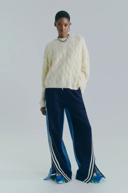 Pantalone largo doppio tessuto Circus Hotel