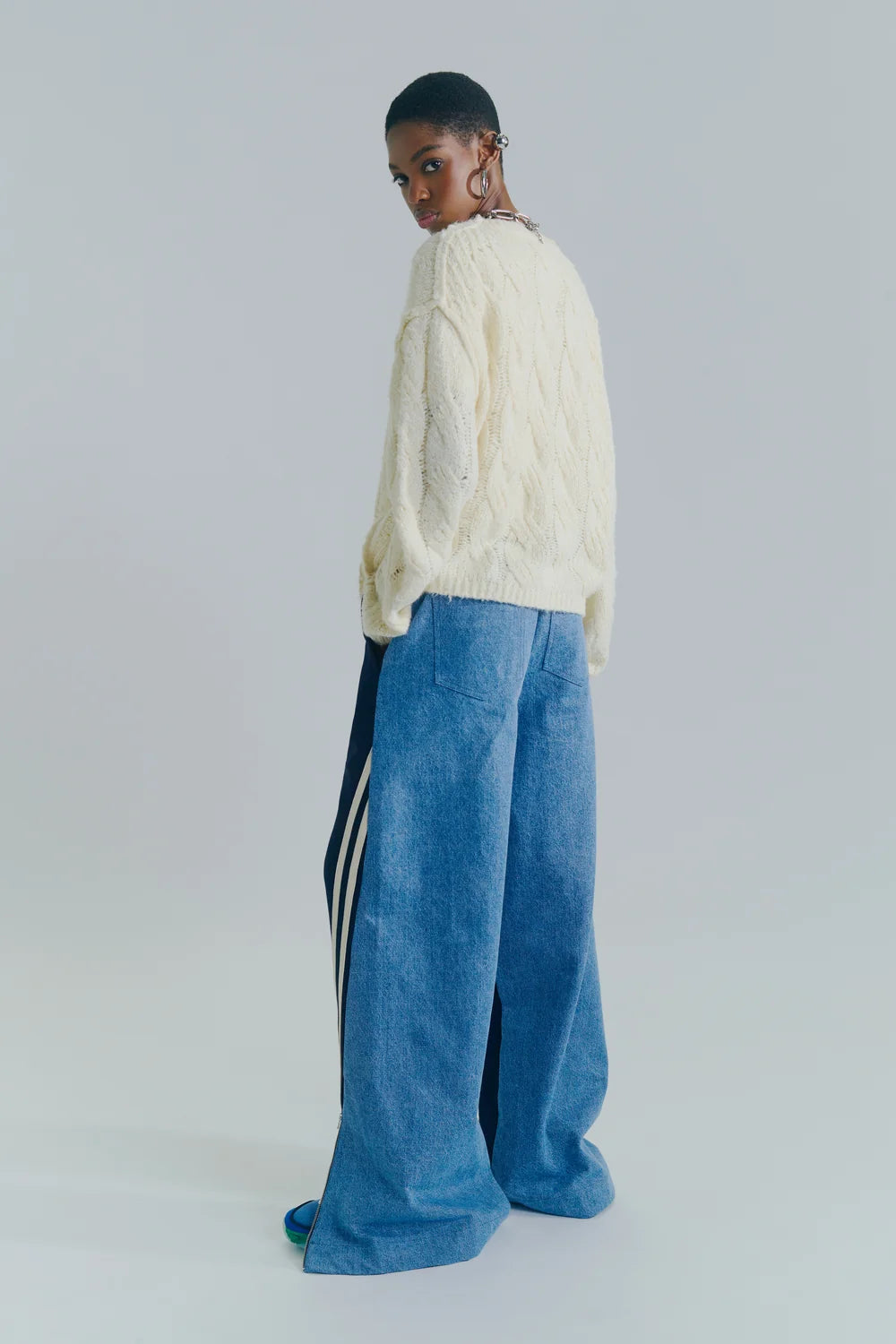 Pantalone largo doppio tessuto Circus Hotel