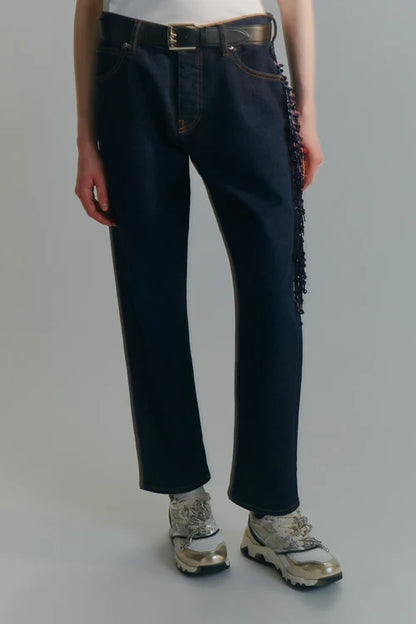 Jeans con frange strass Circus Hotel