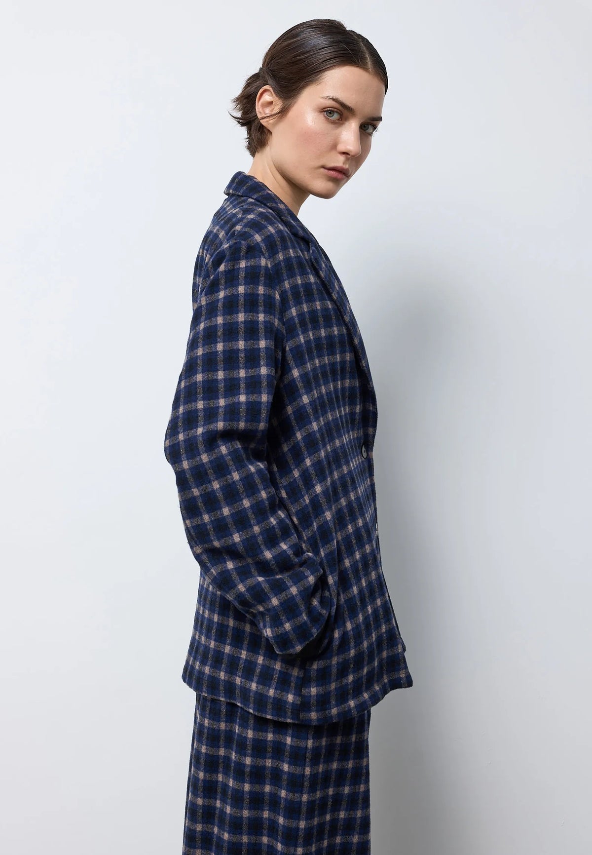 Giacca lunga tartan Neirami