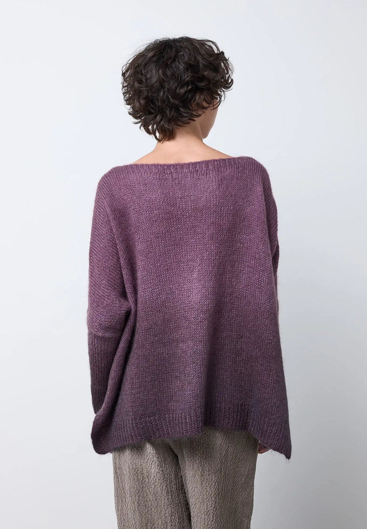 Maglia over scollo a barchetta Neirami