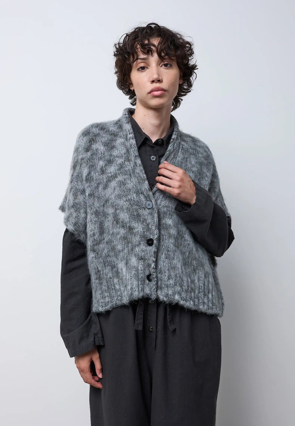 Gilet over in alpaca Neirami