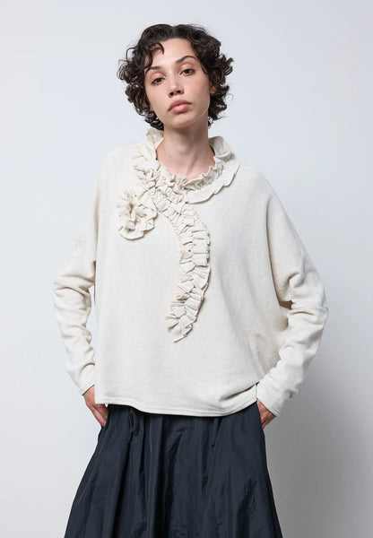 Maglia over con volant Neirami