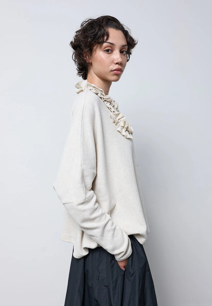 Maglia over con volant Neirami