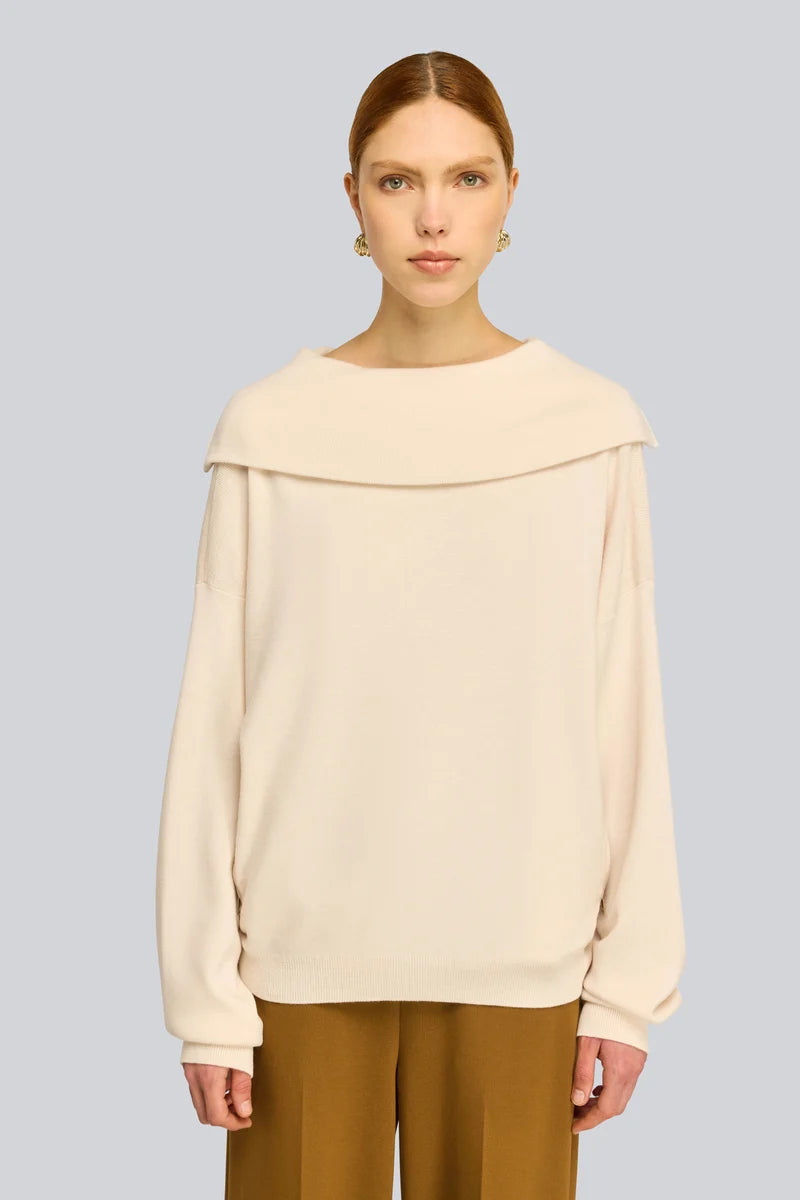 Maglia in lana con zip dietro PAMELIA Semicouture