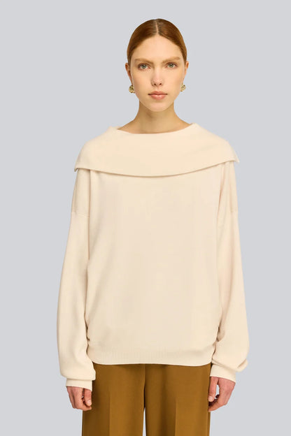 Maglia in lana con zip dietro PAMELIA Semicouture