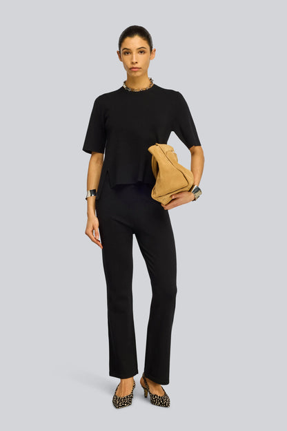 Pantalone elasticizzato crop KORINNE Semicouture