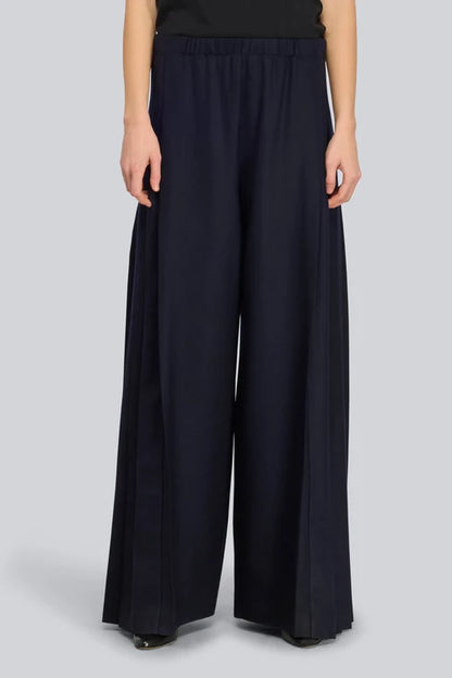 Pantalone gamba ampia con plissè CEARA Semicouture