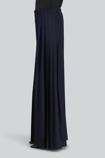 Pantalone gamba ampia con plissè CEARA Semicouture
