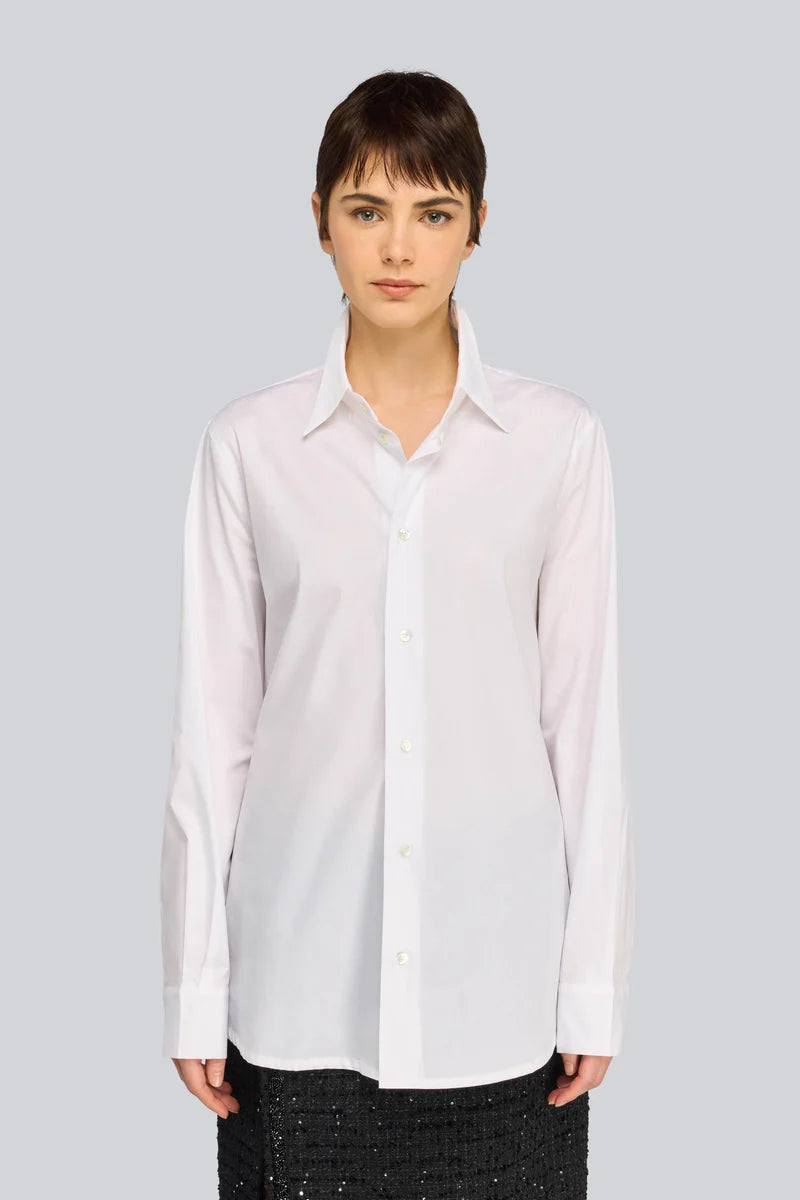 Camicia lunga con cinturino dietro CHINA Semicouture
