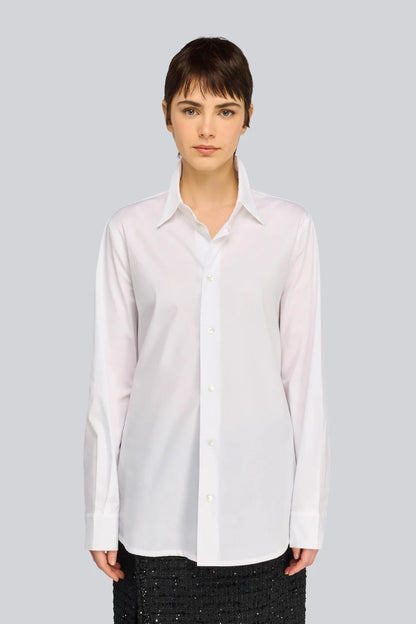 Camicia lunga con cinturino dietro CHINA Semicouture