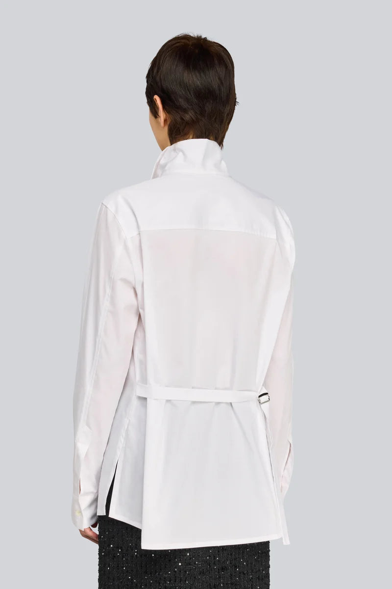Camicia lunga con cinturino dietro CHINA Semicouture