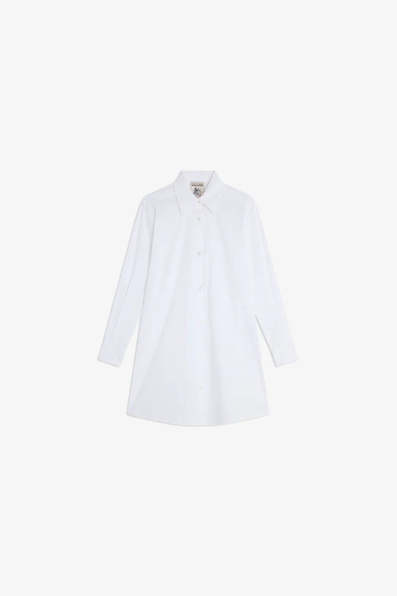 Camicia lunga con cinturino dietro CHINA Semicouture