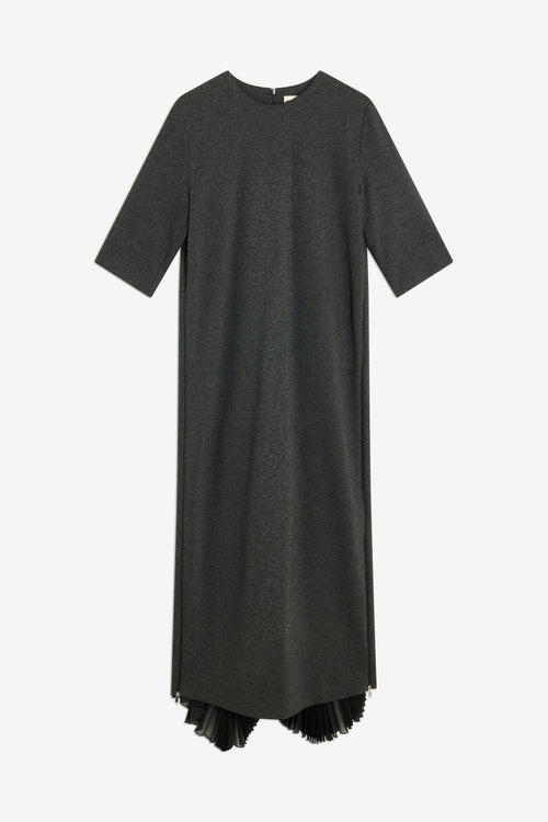 Abito lungo doppiato con zip TAMMY  Semicouture