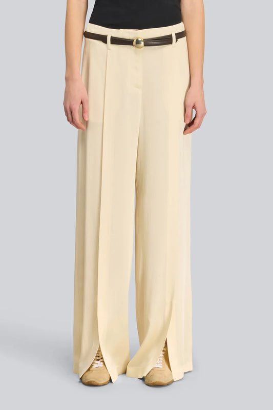 Pantalone dritto in satin GUIDITTA Semicouture