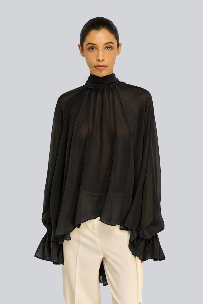 Blusa asimmetrica con aperture  RENIE Semicouture