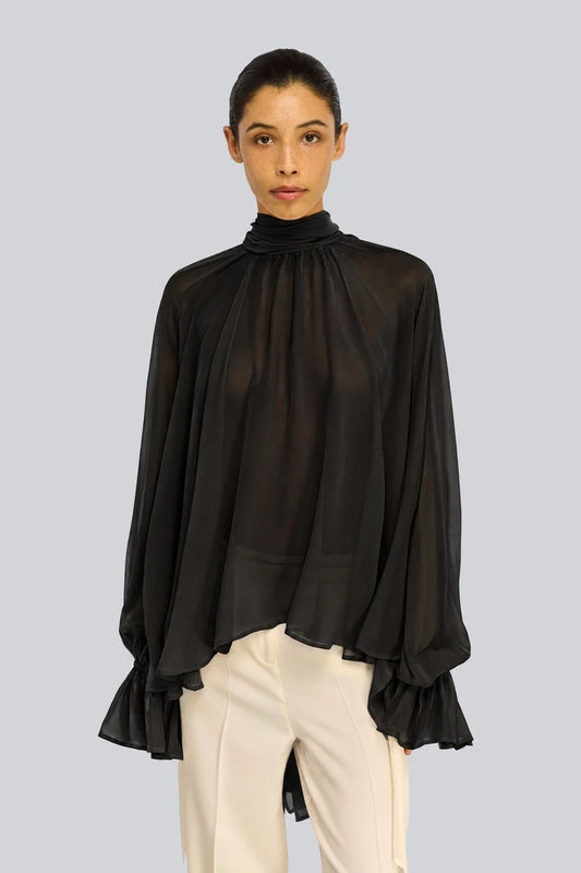 Blusa asimmetrica con aperture  RENIE Semicouture
