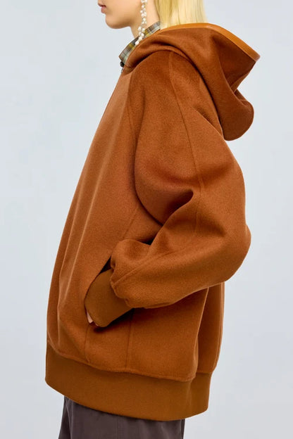 Bomber in panno con cappuccio SHARLEEN Semicouture