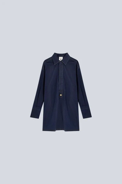 Camicia lunga in denim EVE Semicouture
