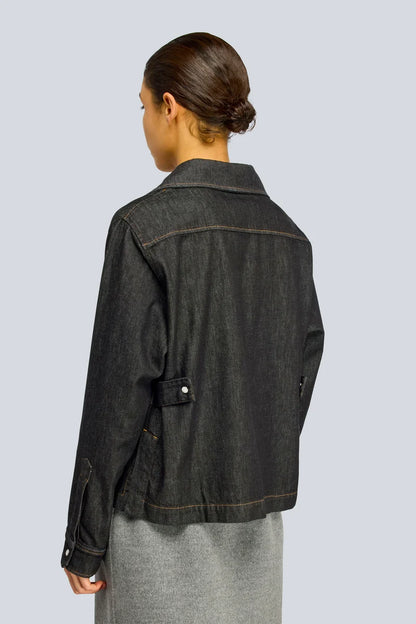 Giacca sahariana in denim CHASTITY Semicouture