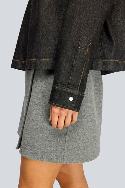 Giacca sahariana in denim CHASTITY Semicouture
