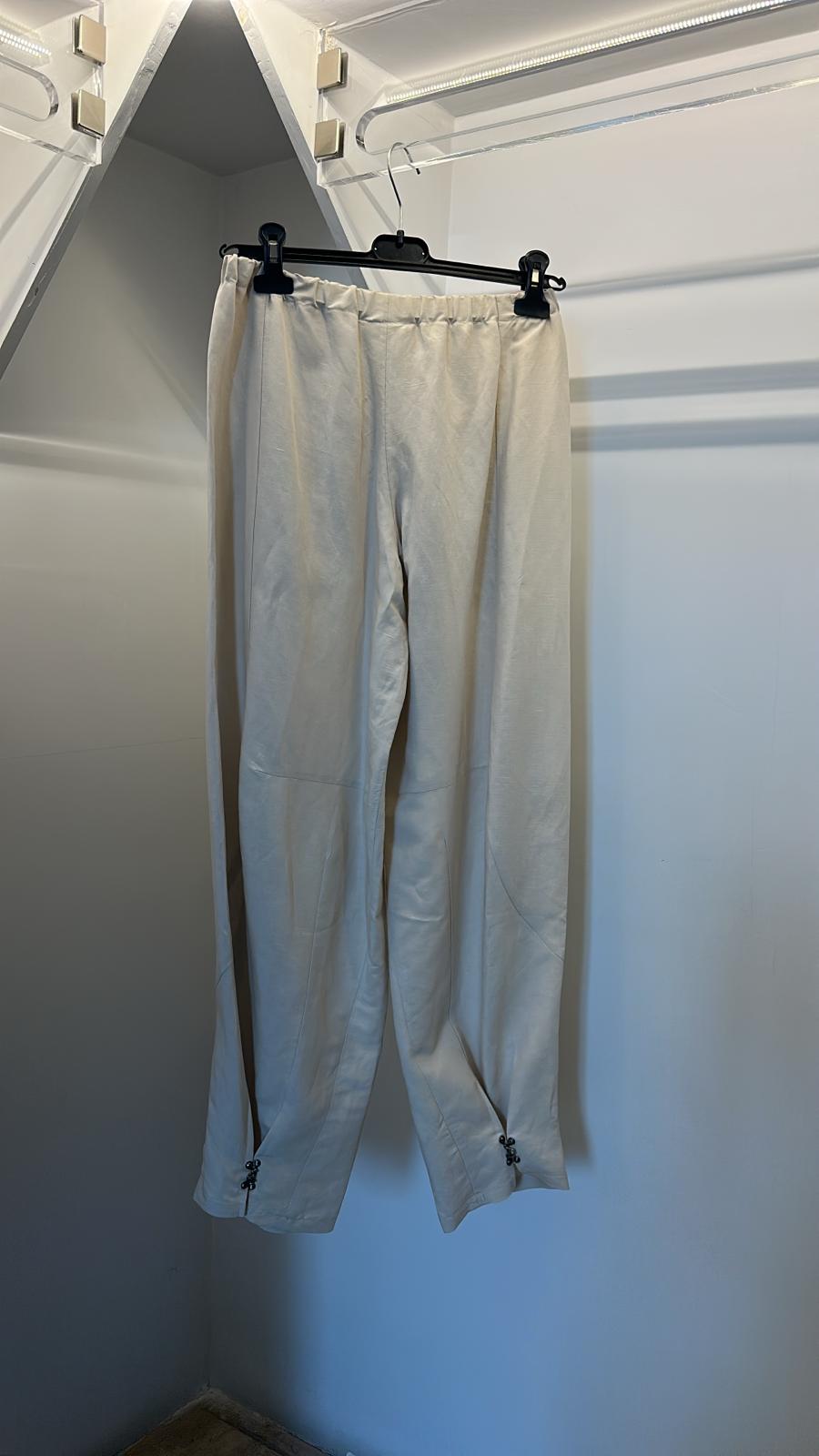 Pantalone con ganci in lino J'm Design