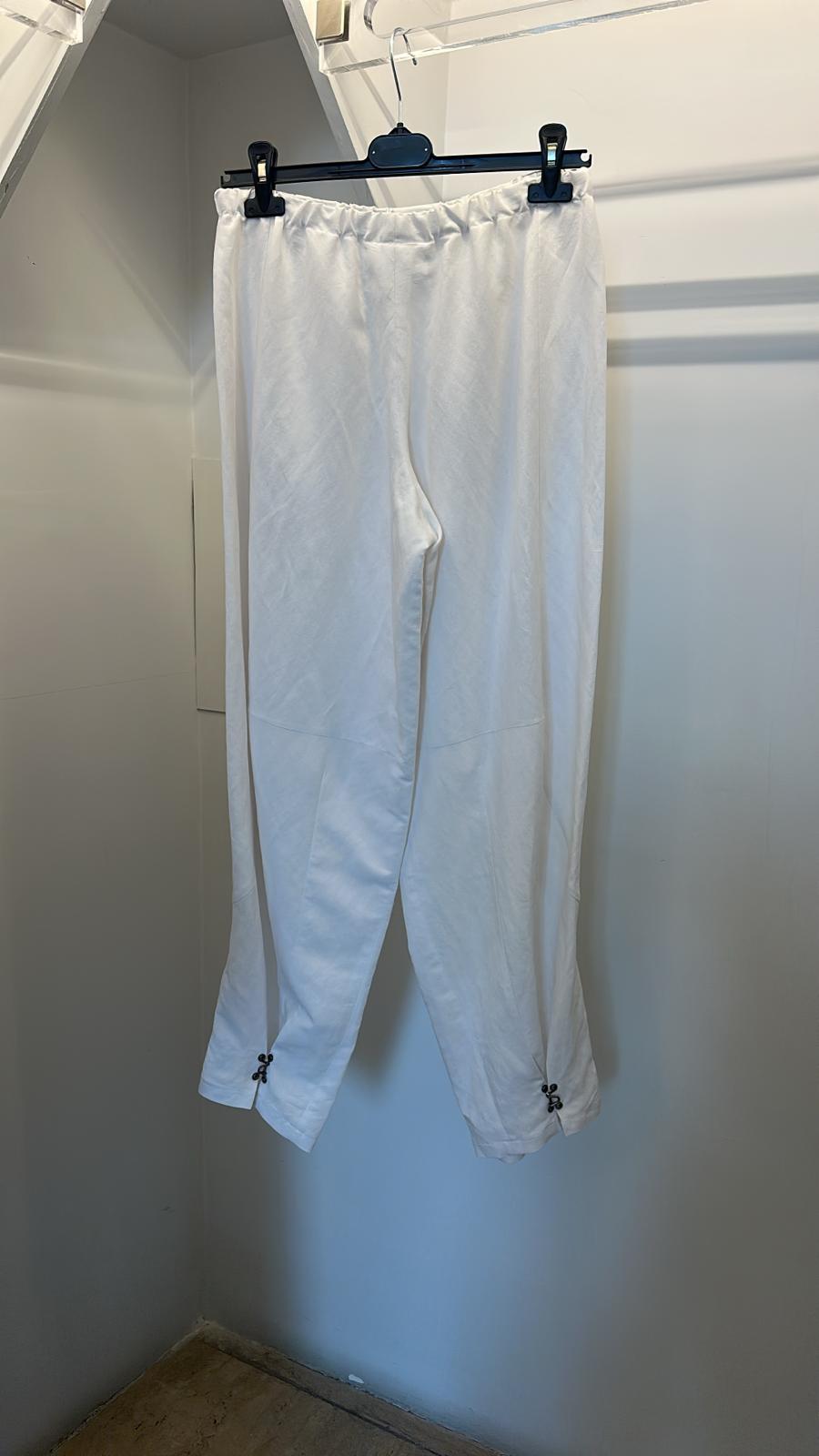 Pantalone con ganci in lino J'm Design