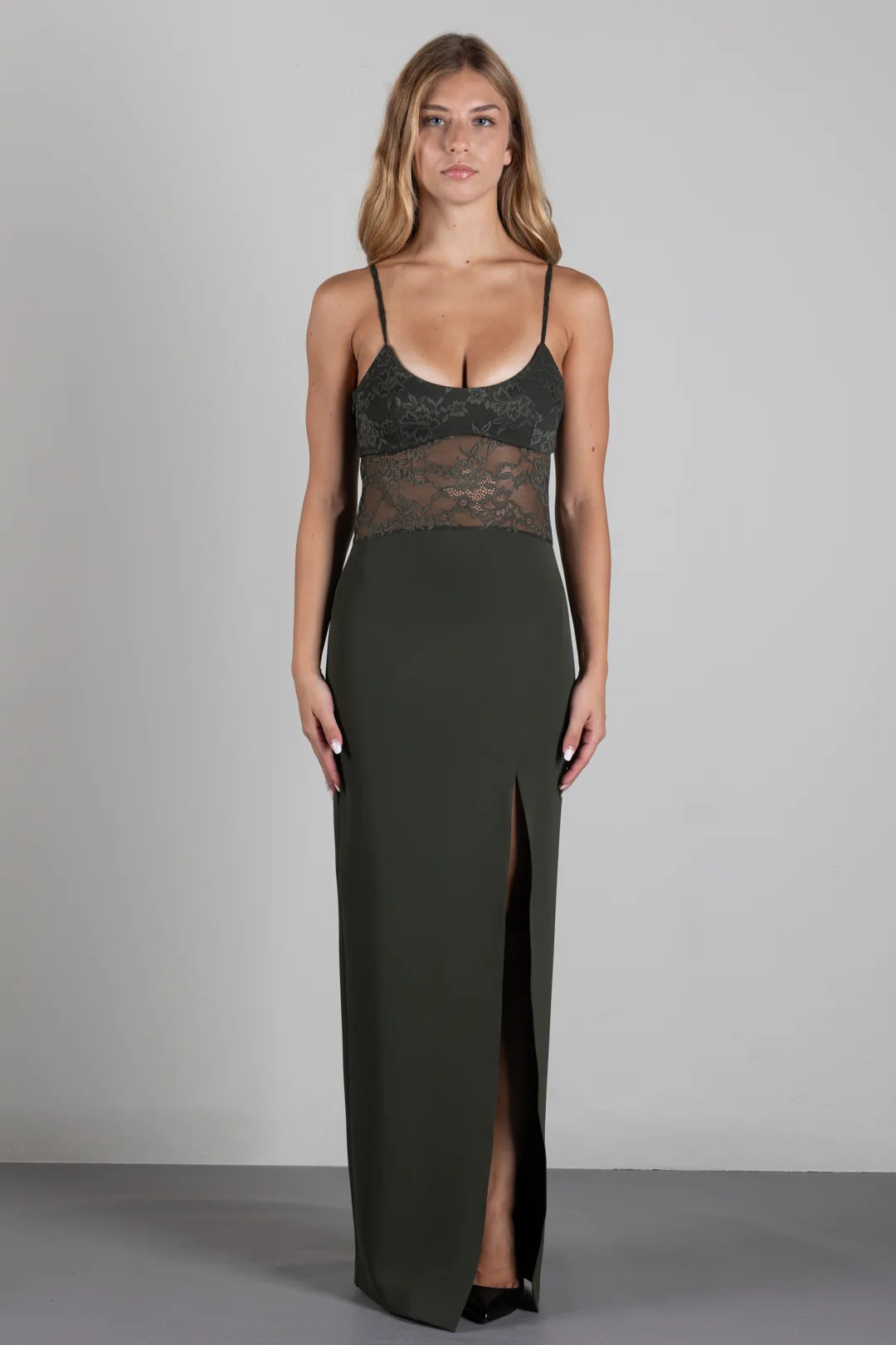 Abito lungo con pizzo Patrizia Pepe