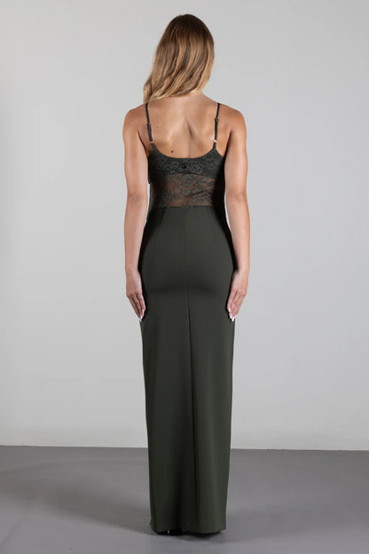 Abito lungo con pizzo Patrizia Pepe