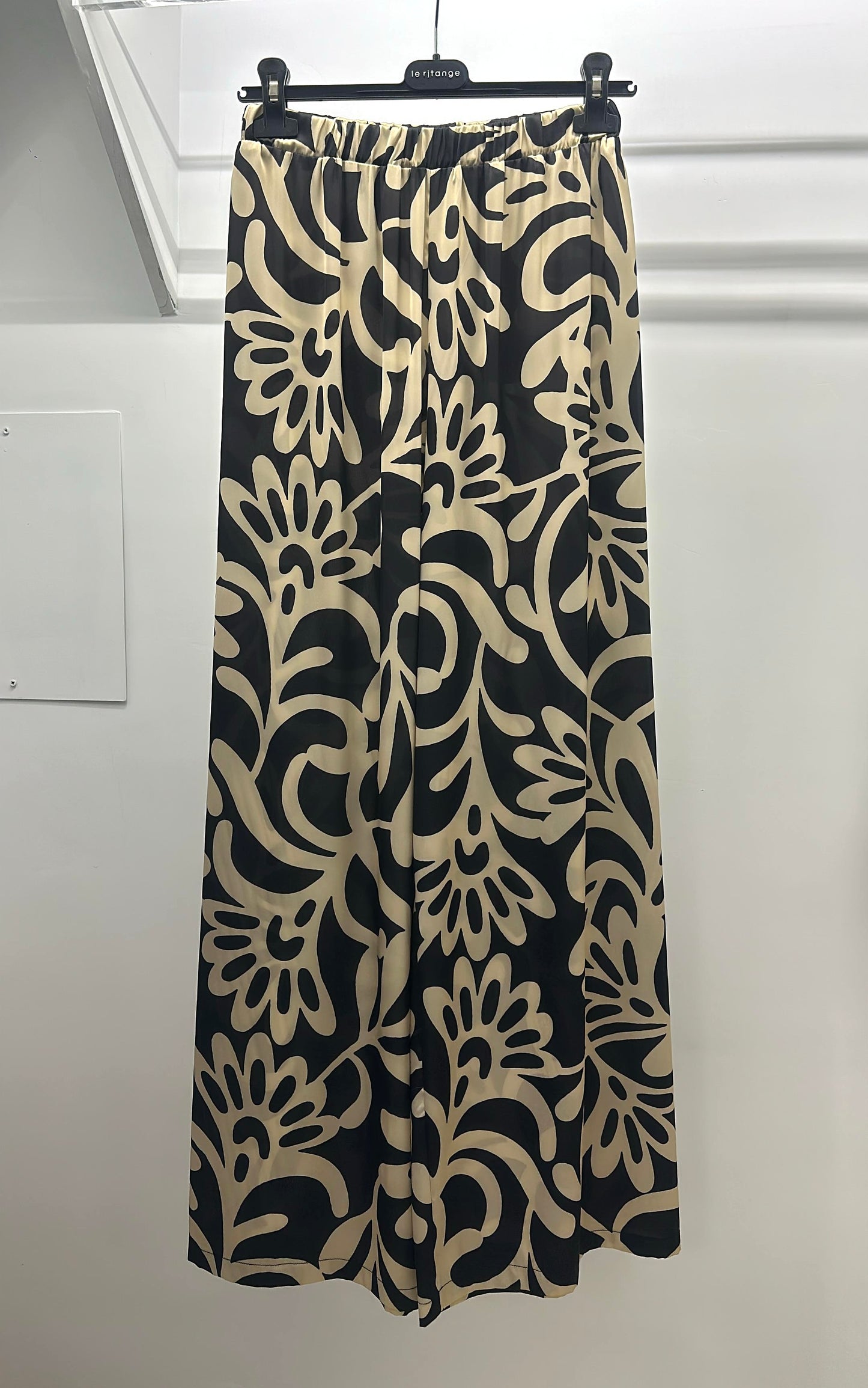 Pantalone svasato fantasia Le Rjtange