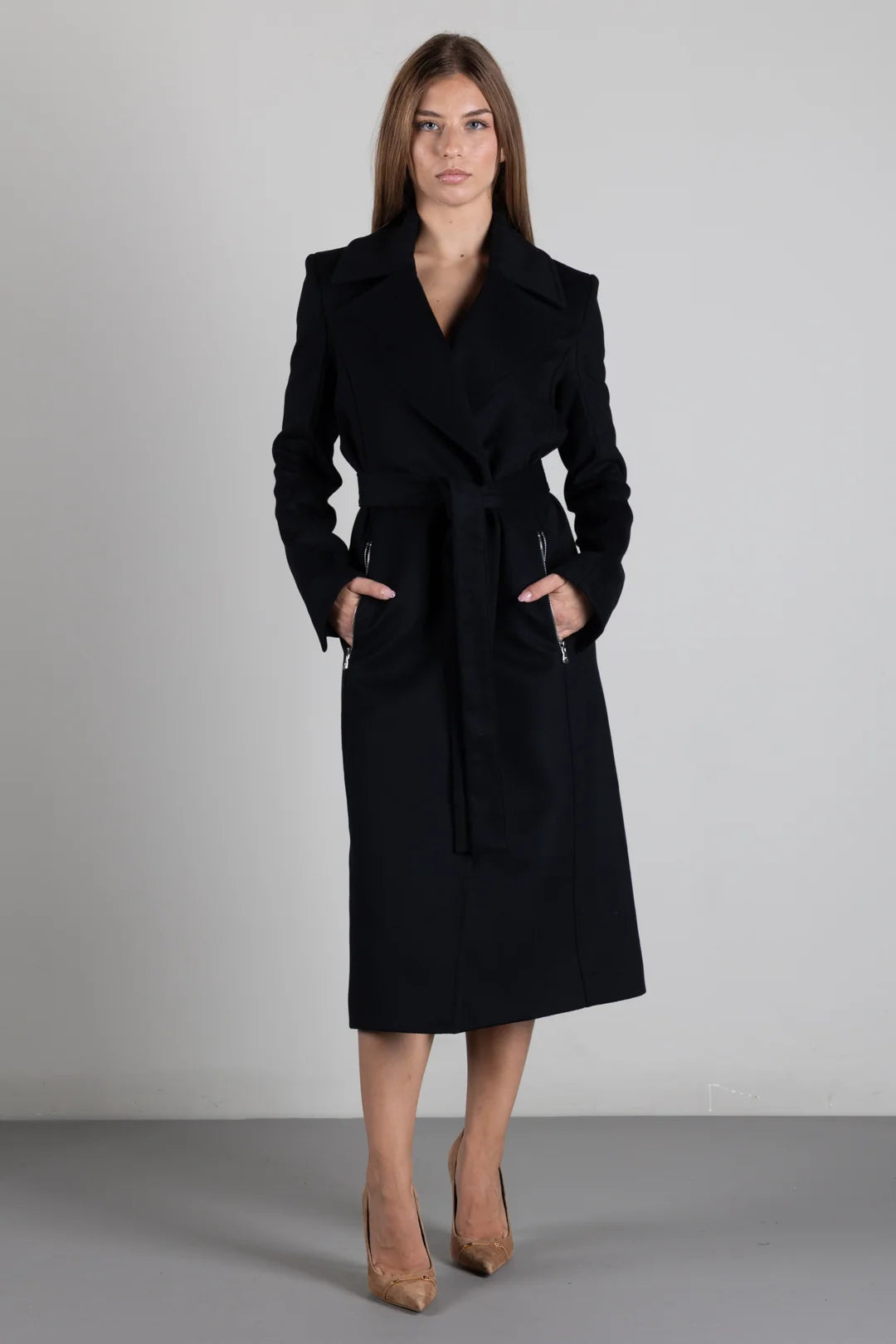 Cappotto lungo con cintura Patrizia Pepe