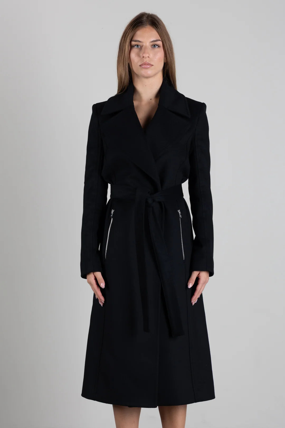 Cappotto lungo con cintura Patrizia Pepe