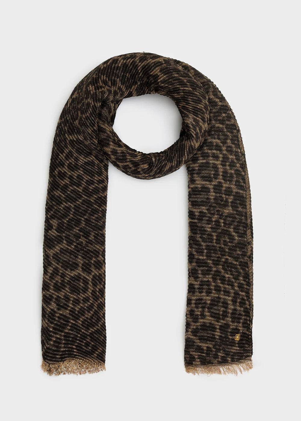 Sciarpa animalier lurex Nalì