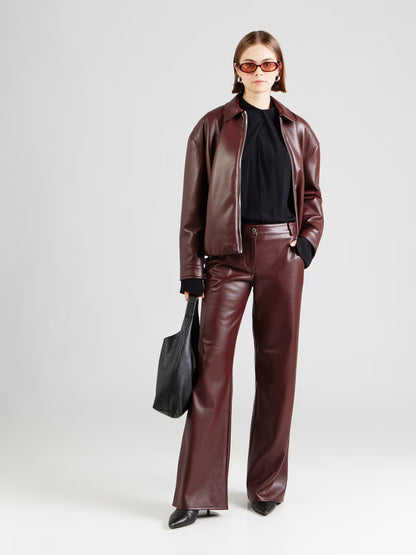 Pantalone dritto in tessuto spalmato Patrizia Pepe