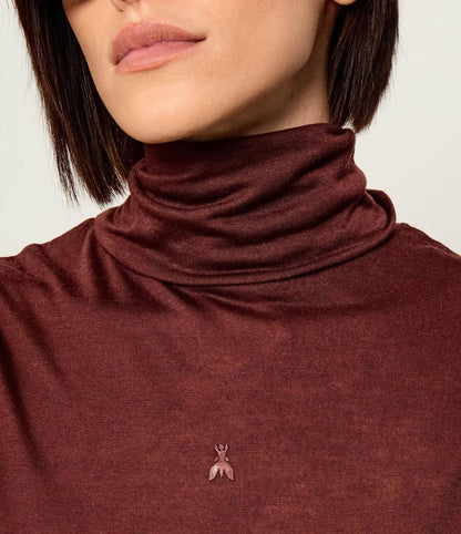 Top dolcevita smanicato Patrizia Pepe