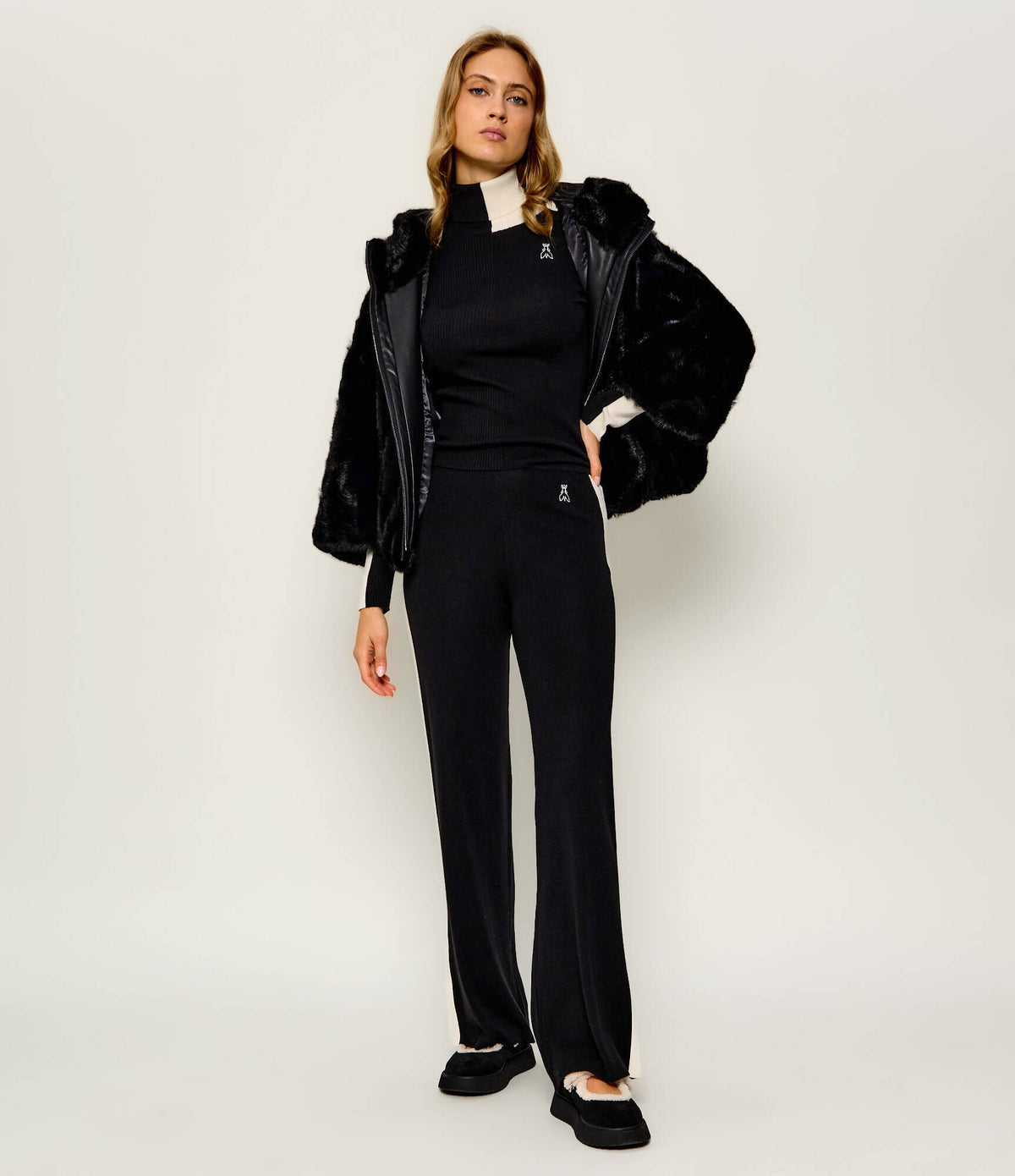 Pantaloni larghi in maglia Patrizia Pepe